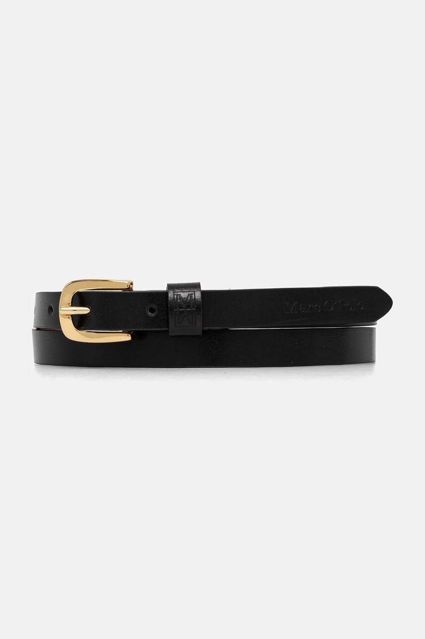 Marc O'Polo curea femei, culoarea negru, 50317739510203