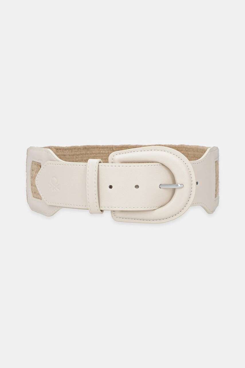 United Colors of Benetton curea culoarea bej, 6LNTDL018