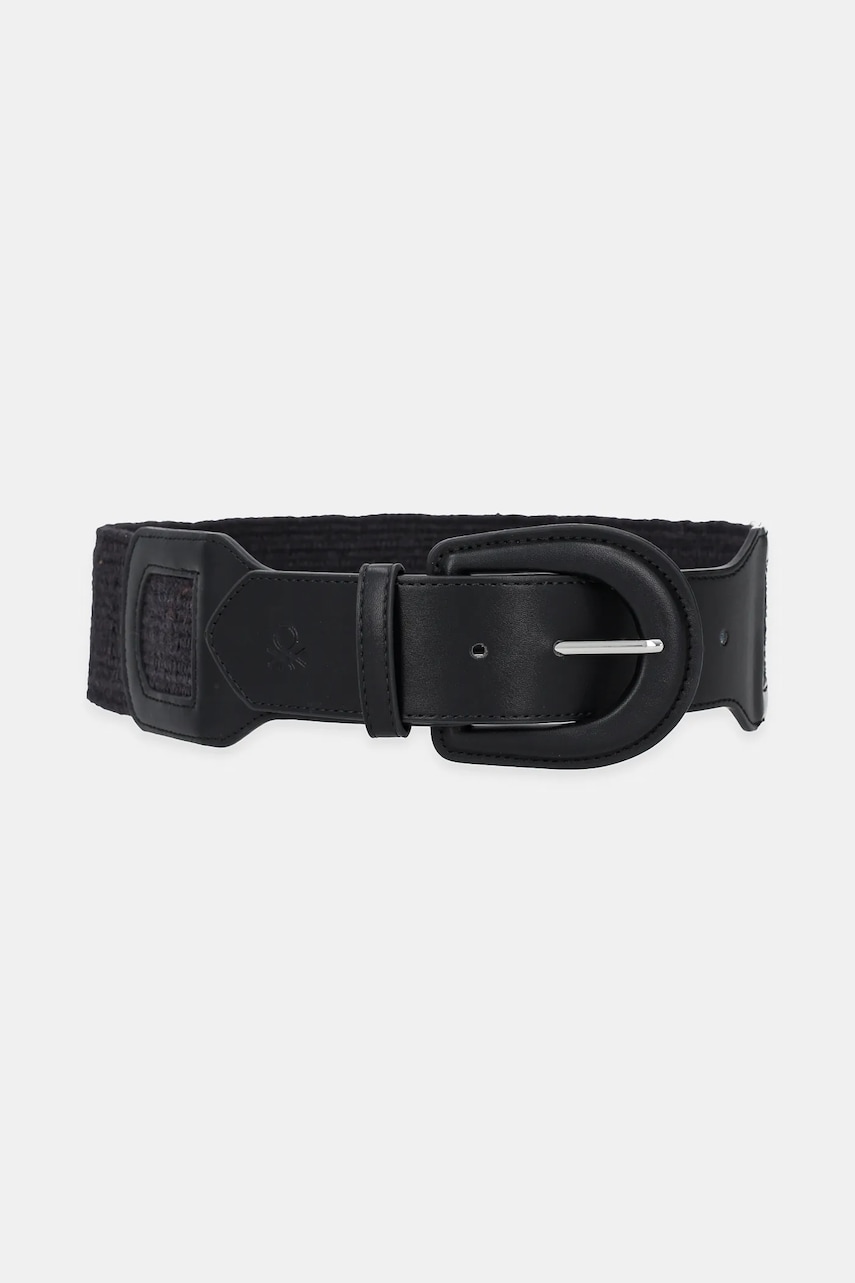 United Colors of Benetton curea culoarea negru, 6LNTDL018
