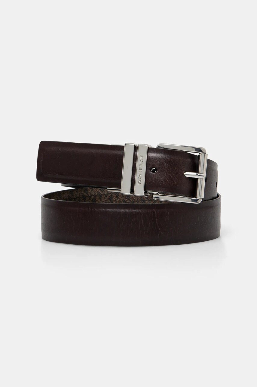MICHAEL Michael Kors curea cu doua fete femei, culoarea maro, 559157