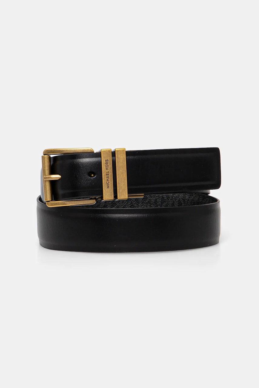 MICHAEL Michael Kors curea cu doua fete femei, culoarea negru, 559157 MICHAEL Michael Kors curea cu doua fete femei, culoarea negru, 559157