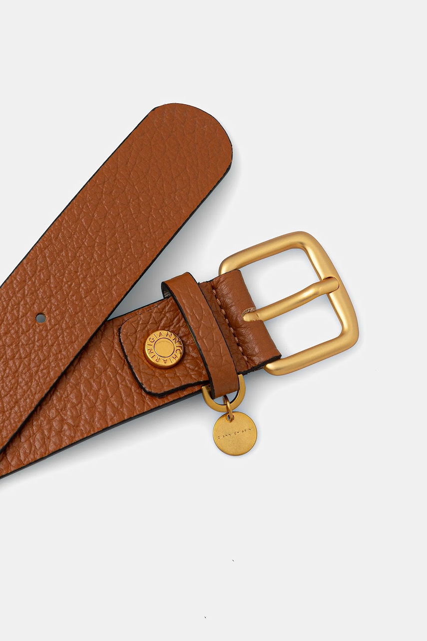 Кожаный ремень Gianni Chiarini цвет коричневый Кожаный ремень Gianni Chiarini цвет коричневый