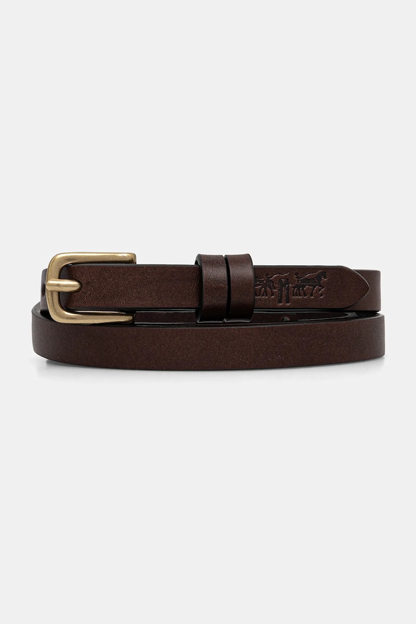 Levi's curea femei, culoarea maro, 000IZ-0001 Levi's curea femei, culoarea maro, 000IZ-0001