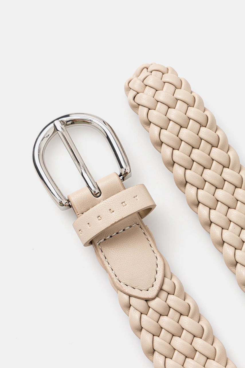 Ремень Sisley цвет бежевый 6QAJWL031