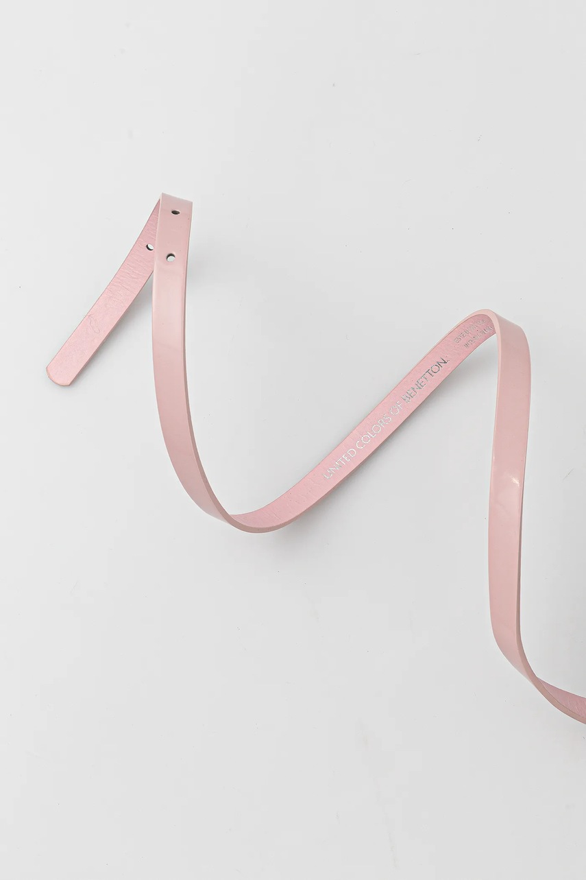 Ремень United Colors of Benetton цвет розовый 6P6KCL00P