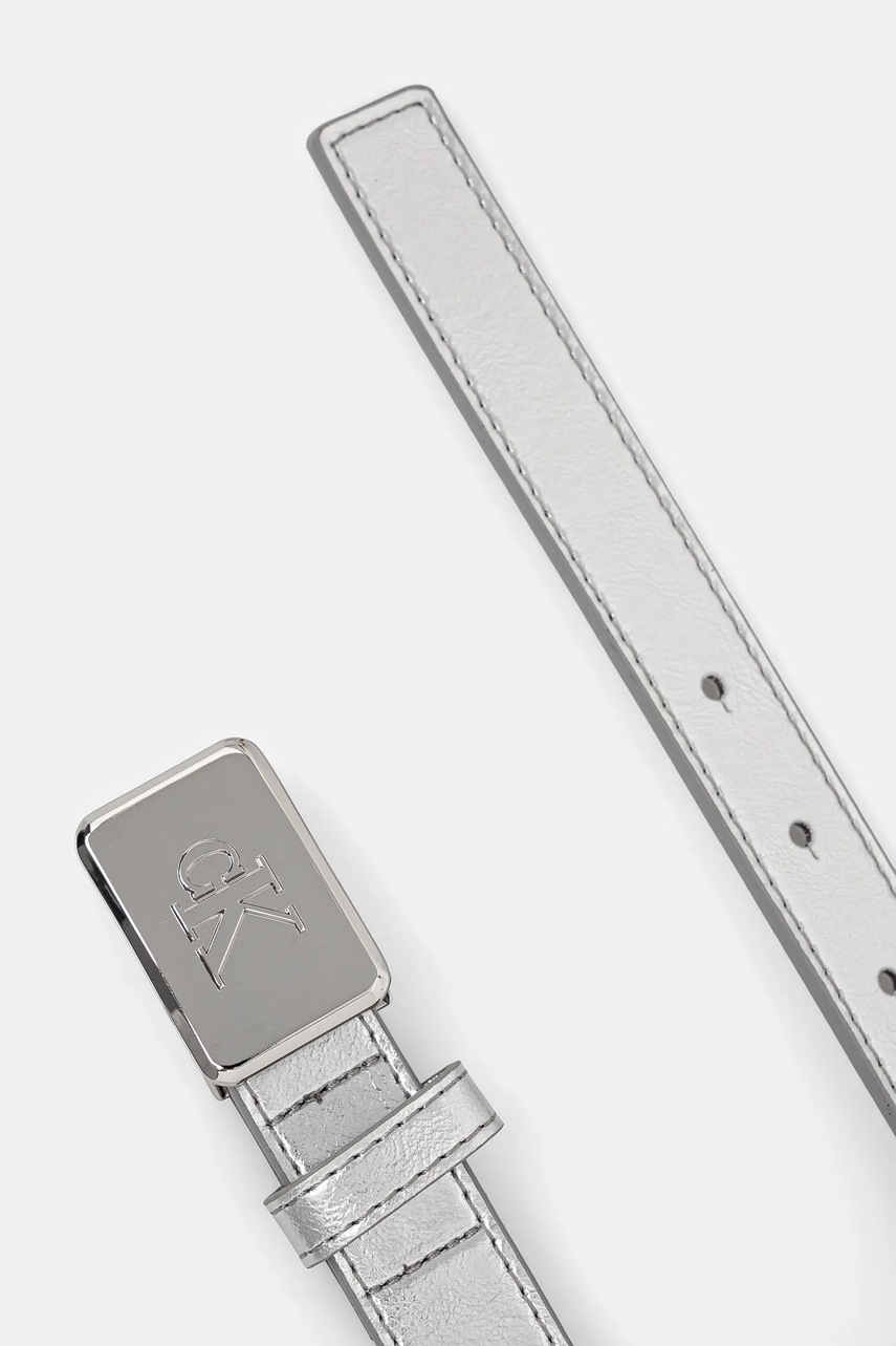 Дитячий ремінь Calvin Klein Jeans 0 колір срібний IU0IU00666