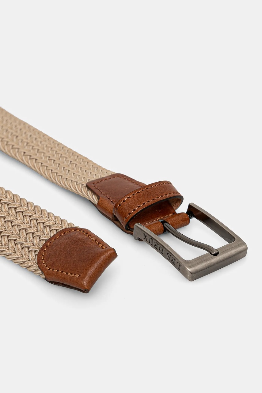 Ремень Les Deux мужской цвет бежевый LDM970004 Ремень Les Deux мужской цвет бежевый LDM970004