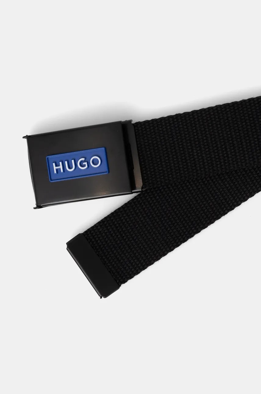 Ремень Hugo Blue мужской цвет чёрный 50537355 Ремень Hugo Blue мужской цвет чёрный 50537355