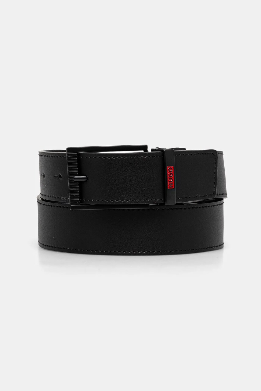 HUGO curea barbati, culoarea negru, 50537121