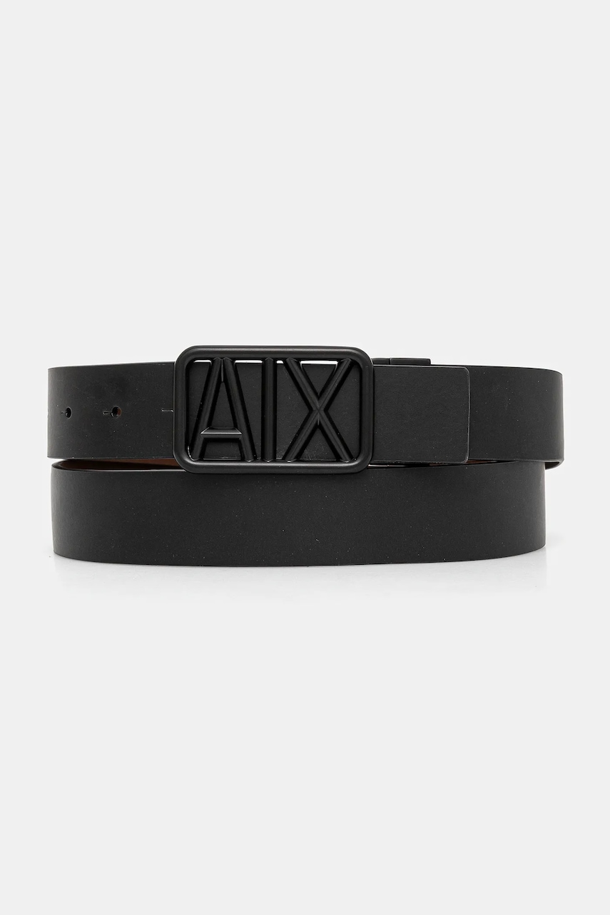 Armani Exchange curea bărbați, culoarea negru, XM001006 AF13931