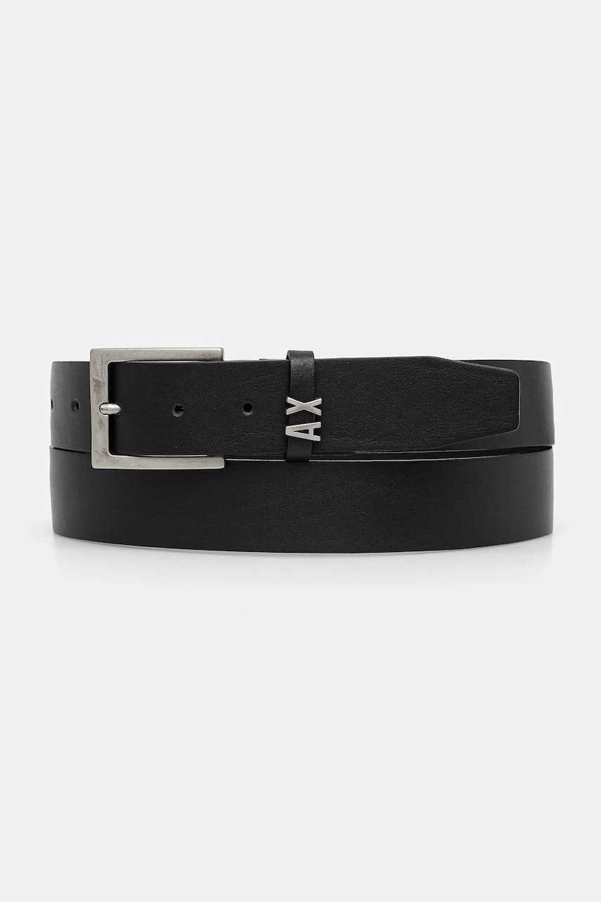 Armani Exchange curea bărbați, culoarea negru, XM000606 AF12704