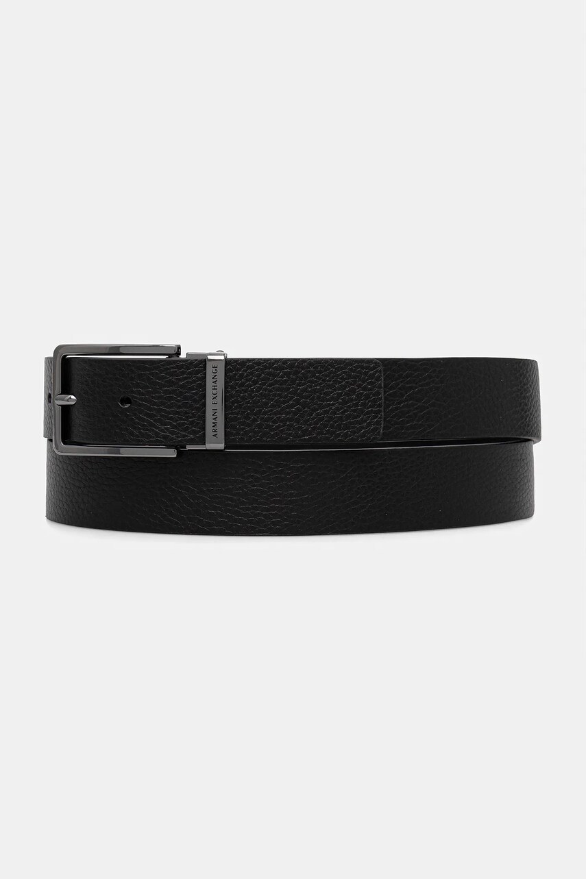 Armani Exchange curea bărbați, culoarea negru, XM001004 AF13928