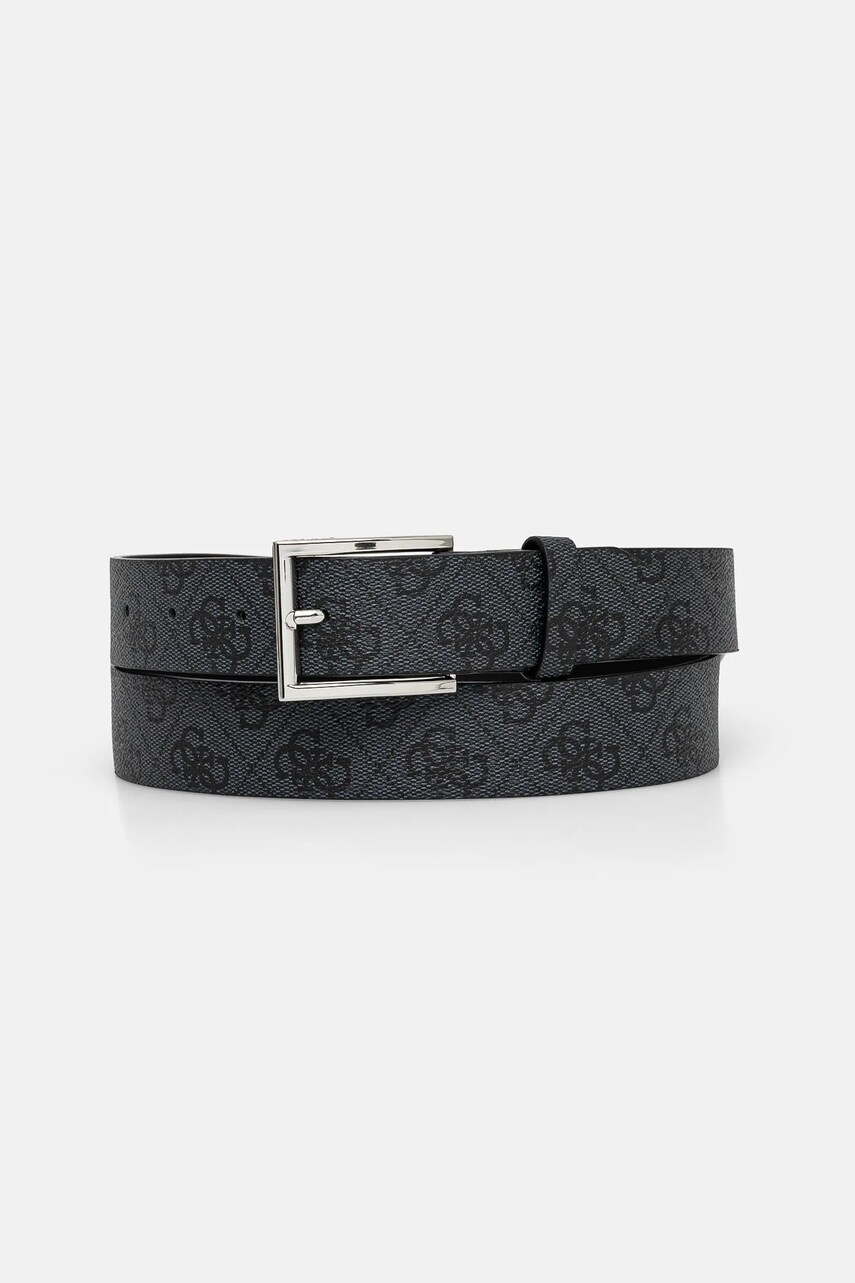 Levně Pásek Guess pánský, černá barva, BMANLO P5135