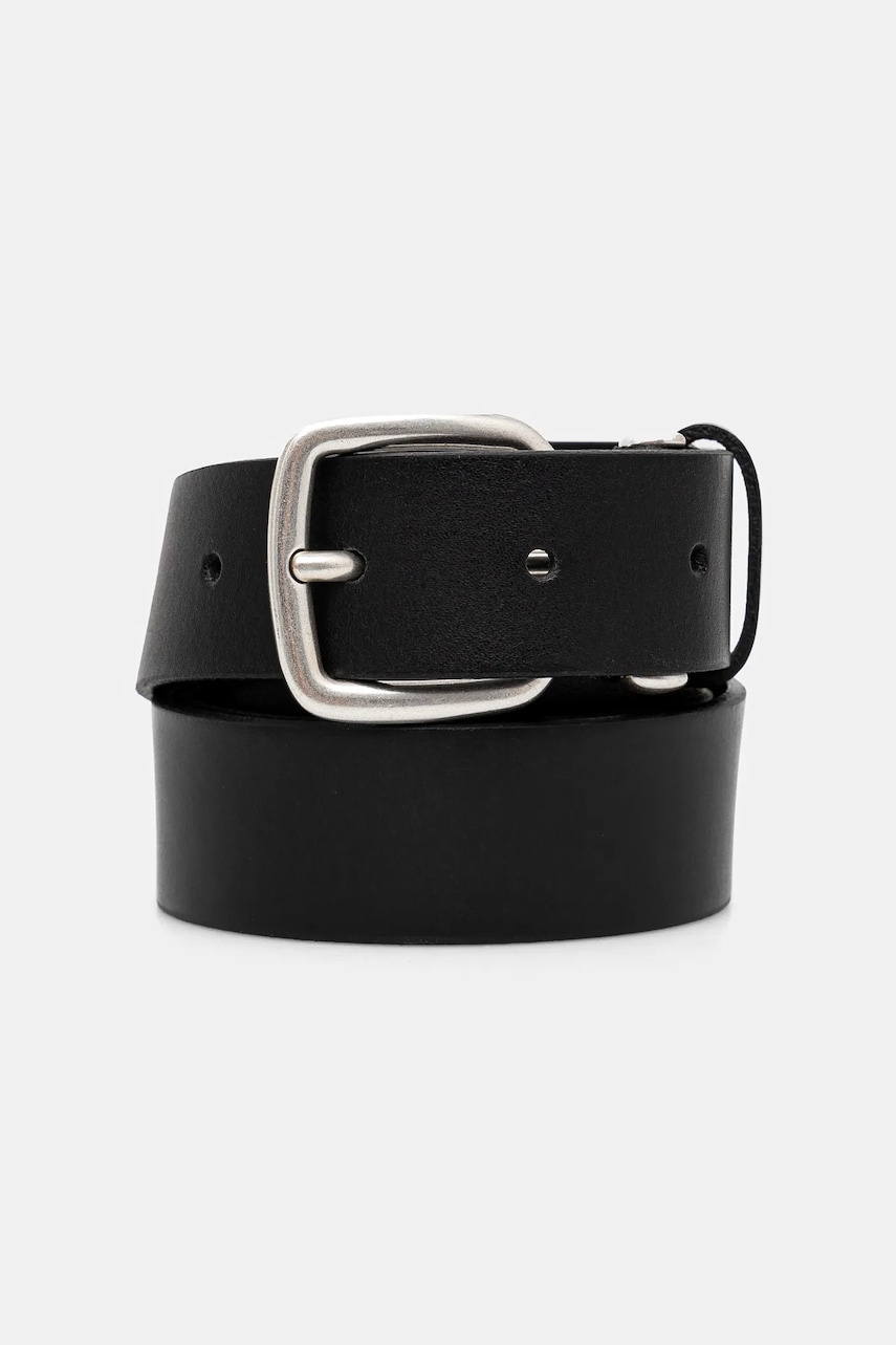 Sisley curea de piele barbati, culoarea negru, 6G8ZSL01A Sisley curea de piele barbati, culoarea negru, 6G8ZSL01A