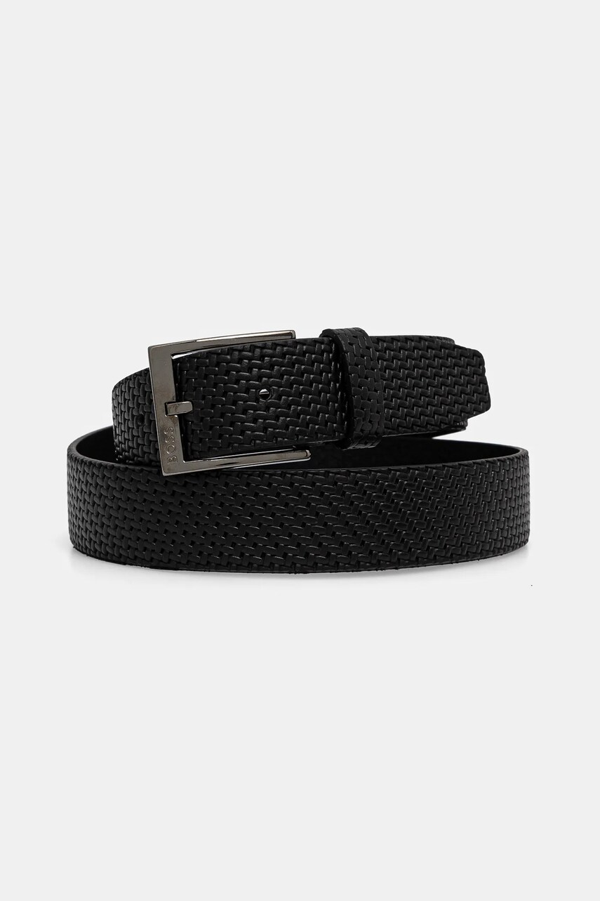 BOSS curea barbati, culoarea negru, 50542683