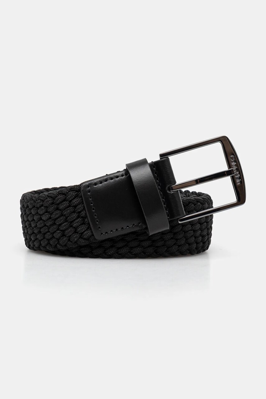 Levně Pásek Calvin Klein pánský, černá barva, K50K512839