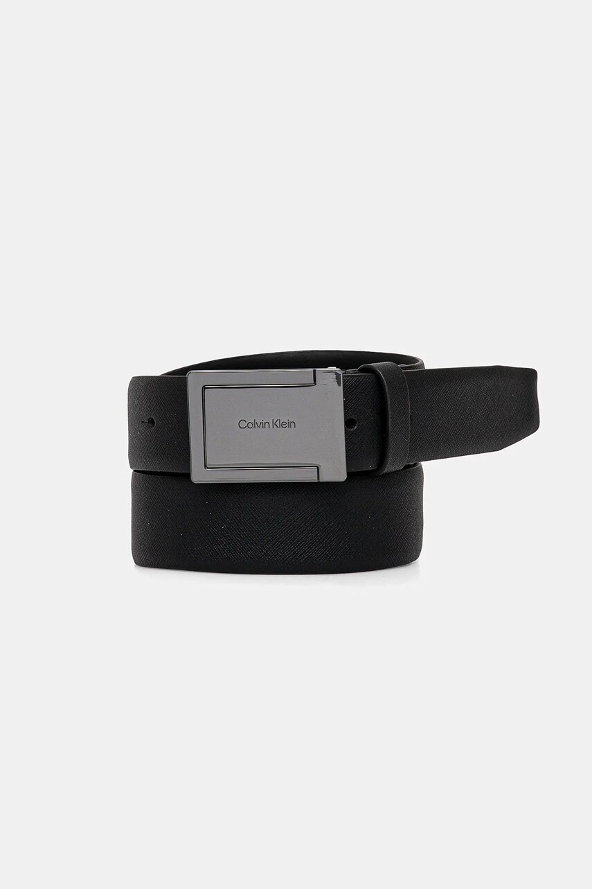 Levně Pásek Calvin Klein pánský, černá barva, K50K512843