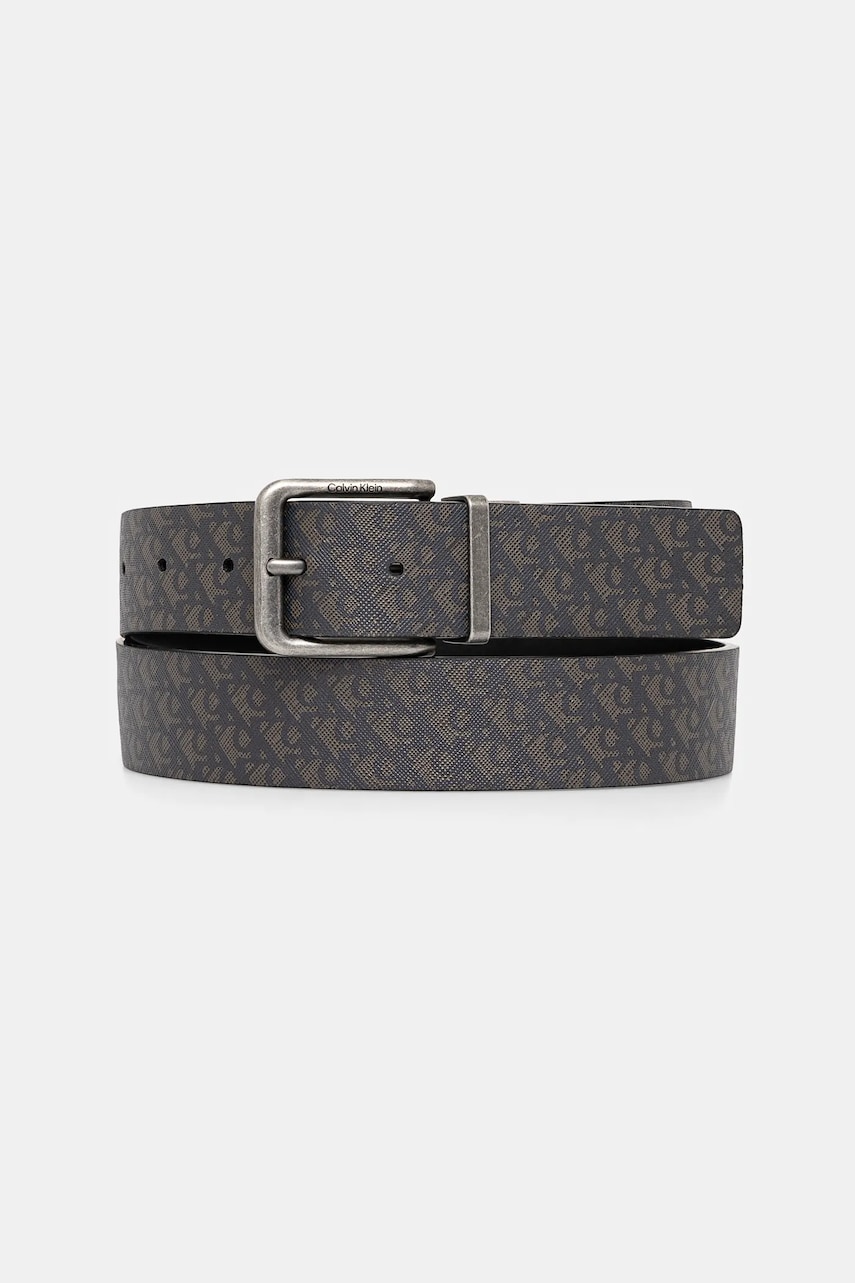 Двусторонний ремень Calvin Klein Jeans мужской цвет чёрный LV04G7029G Двусторонний ремень Calvin Klein Jeans мужской цвет чёрный LV04G7029G