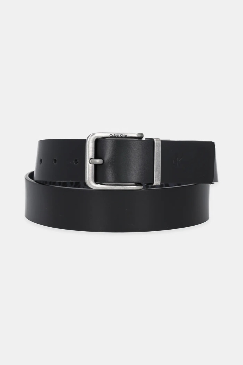 

Колан с две лица Calvin Klein Jeans мъжки в черно LV04G7029G, Черен