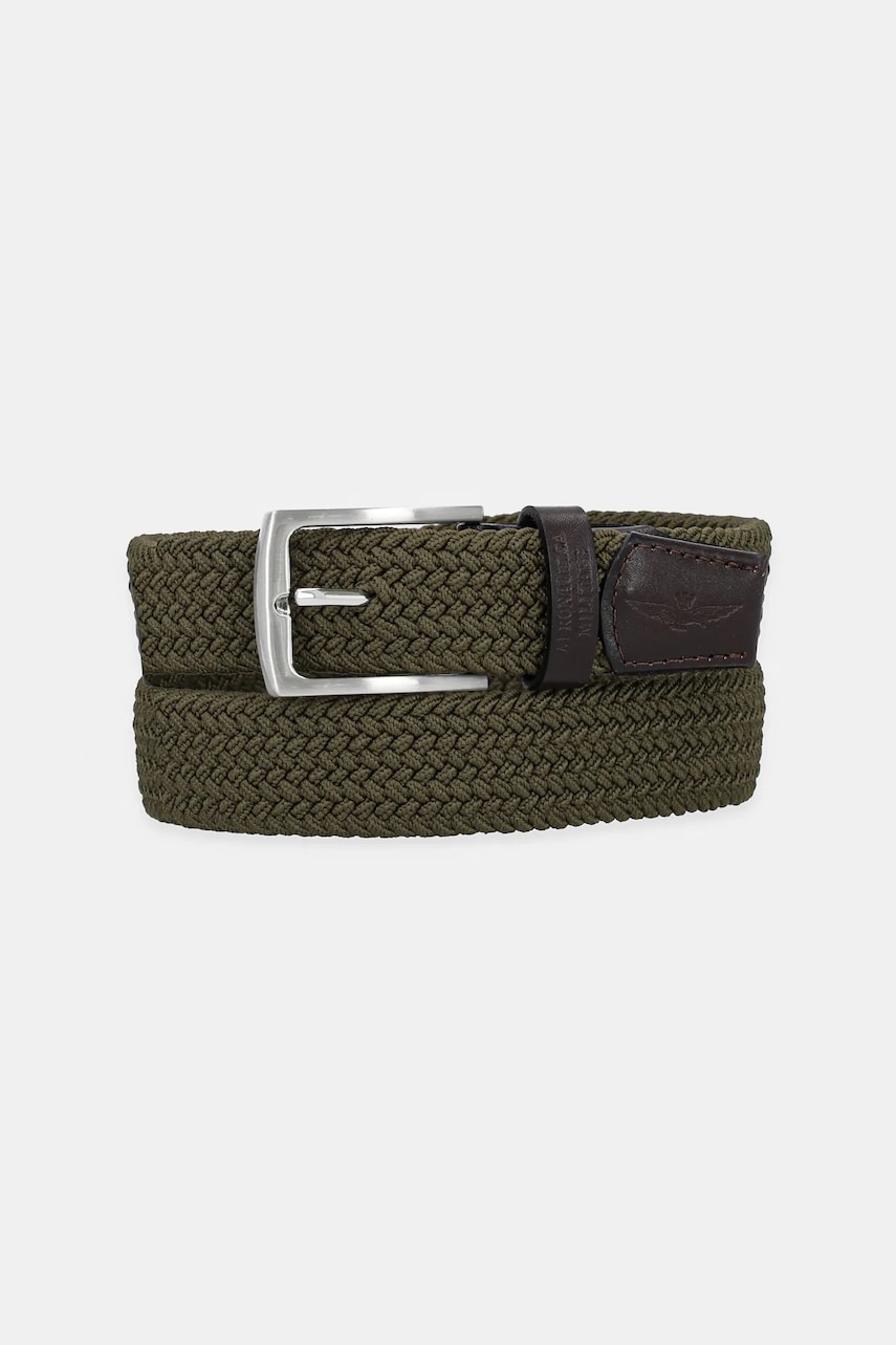 Aeronautica Militare curea barbati, culoarea verde, CI307CT3454 Aeronautica Militare curea barbati, culoarea verde, CI307CT3454