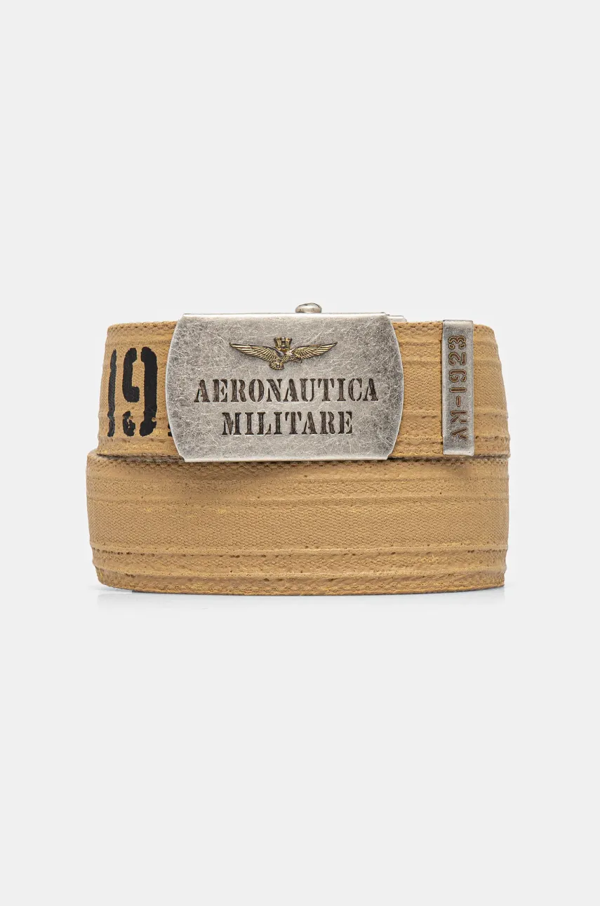 Aeronautica Militare curea barbati, culoarea bej, CI317CT3585