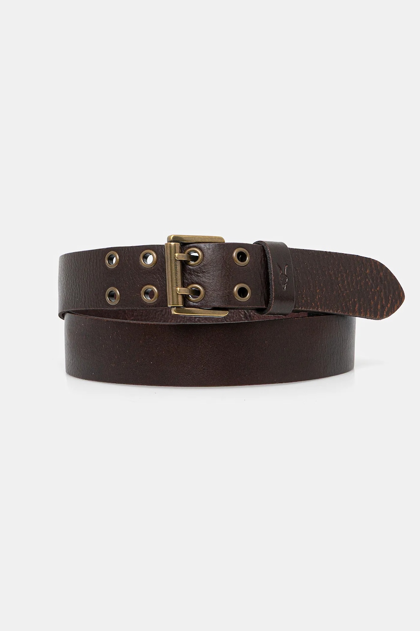 AllSaints curea de piele culoarea maro, 29AS400367