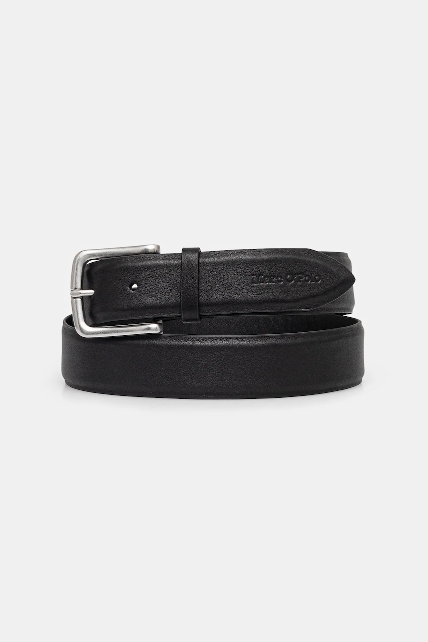 Marc O\'Polo curea de piele barbati, culoarea negru, 50227749505141