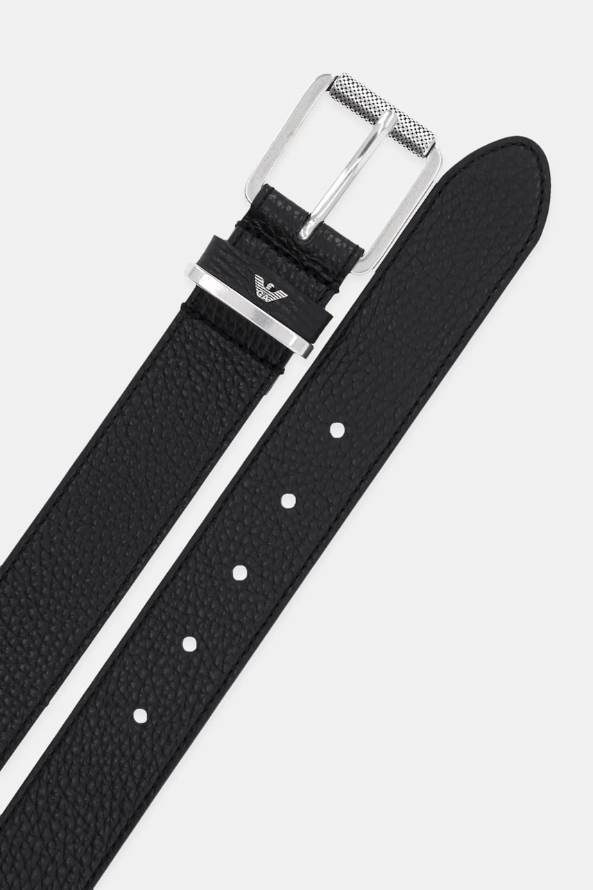 Ремень Emporio Armani мужской цвет чёрный Ремень Emporio Armani мужской цвет чёрный