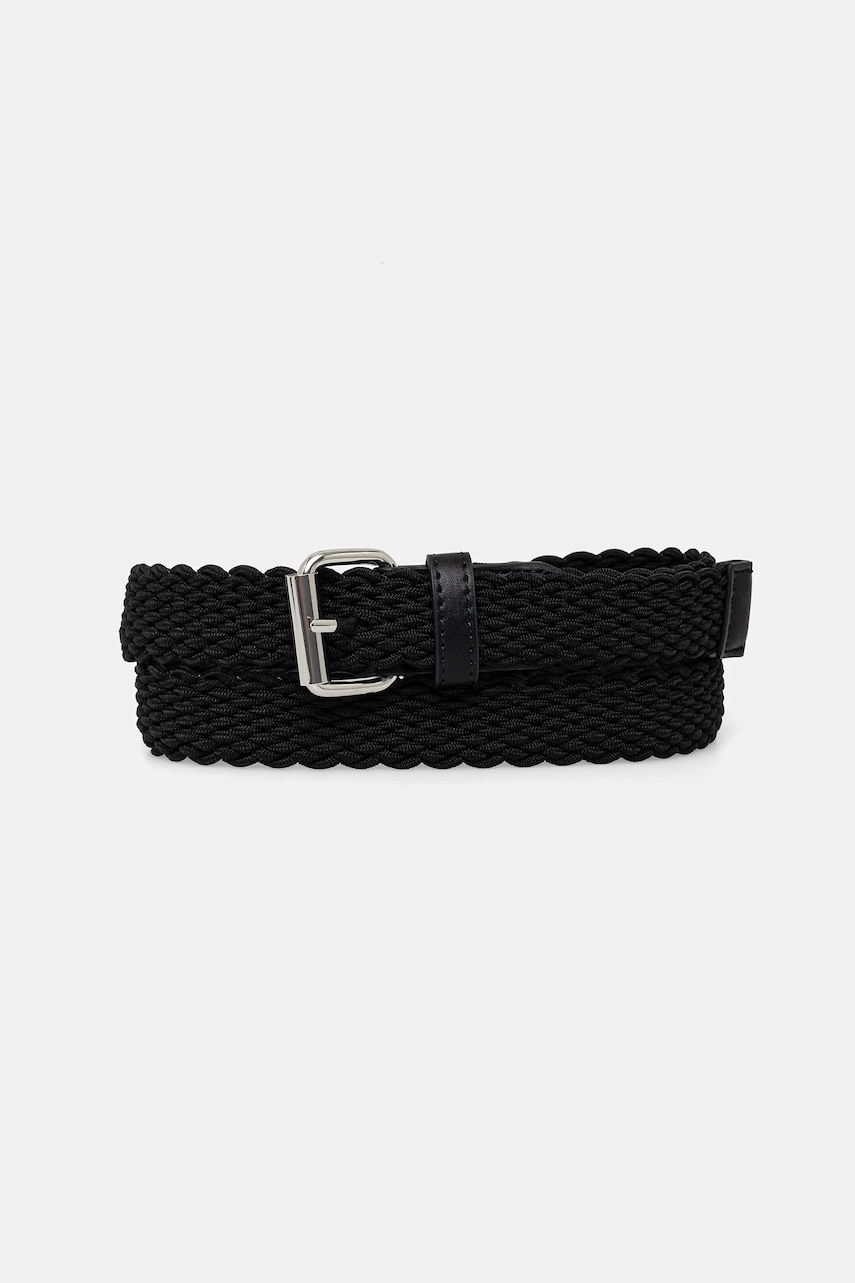 United Colors of Benetton curea culoarea negru, 6EQRUL00S