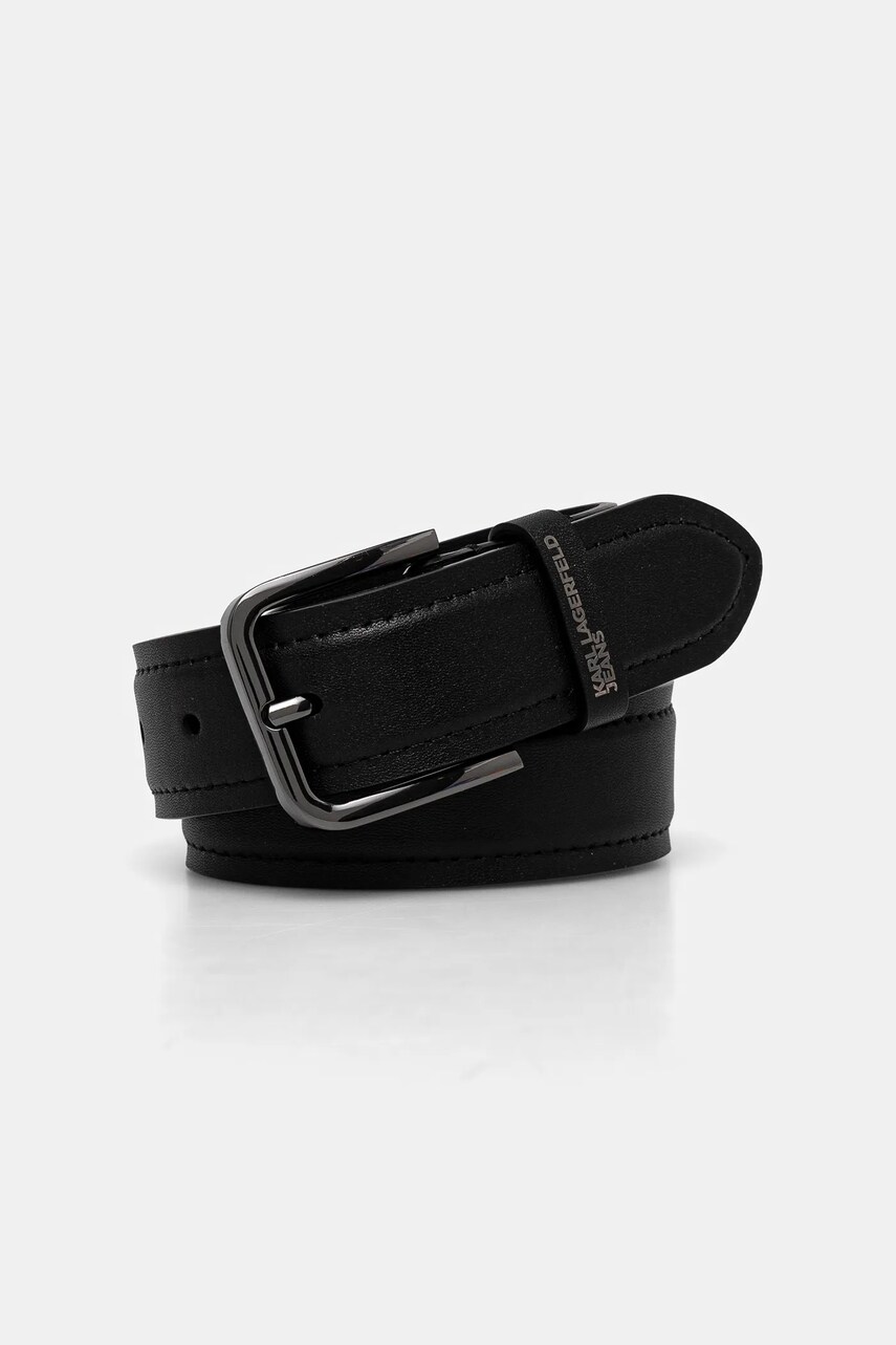 Karl Lagerfeld Jeans curea culoarea negru, A1M33132