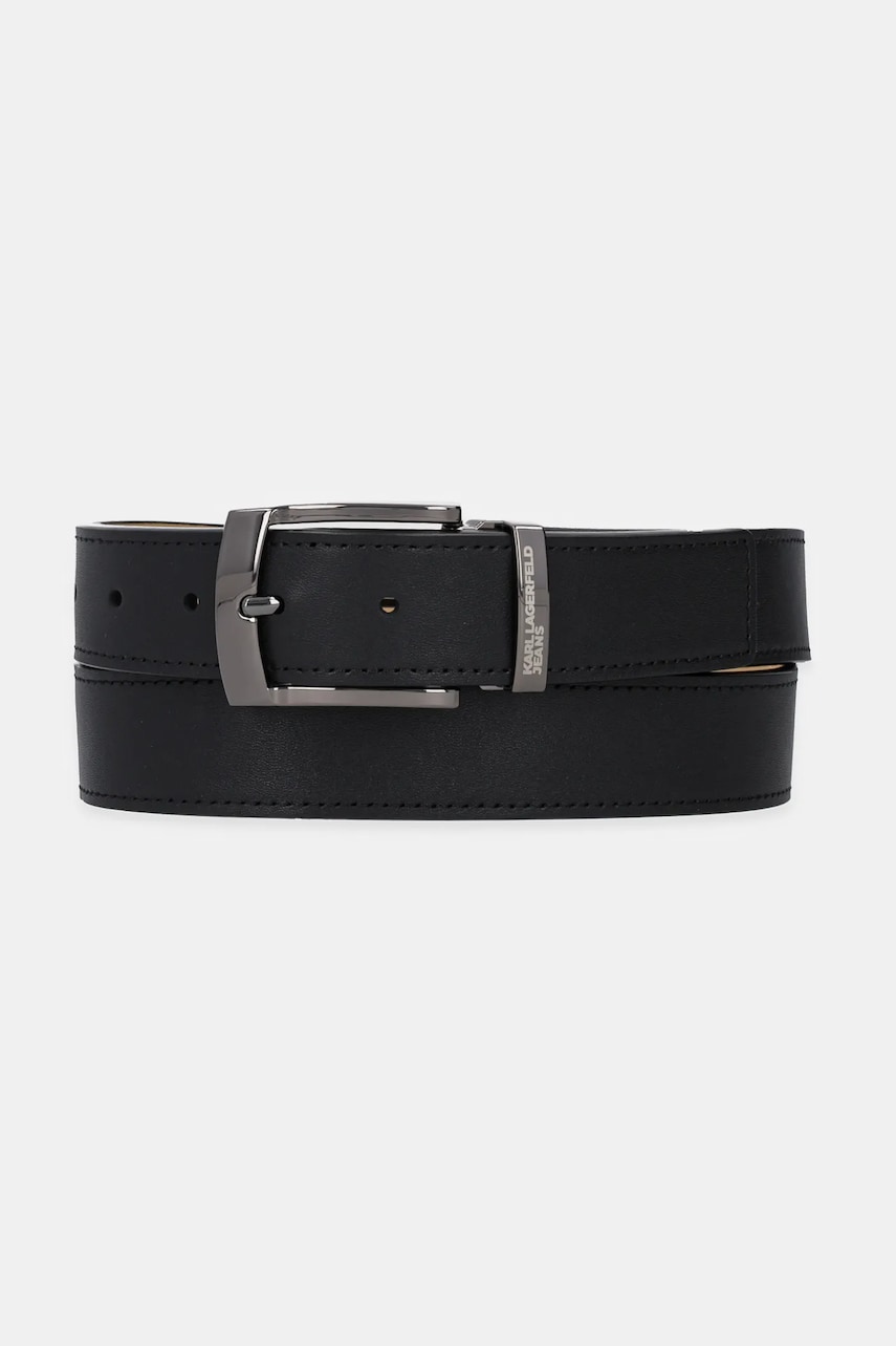 Karl Lagerfeld Jeans curea culoarea negru, A1M33134