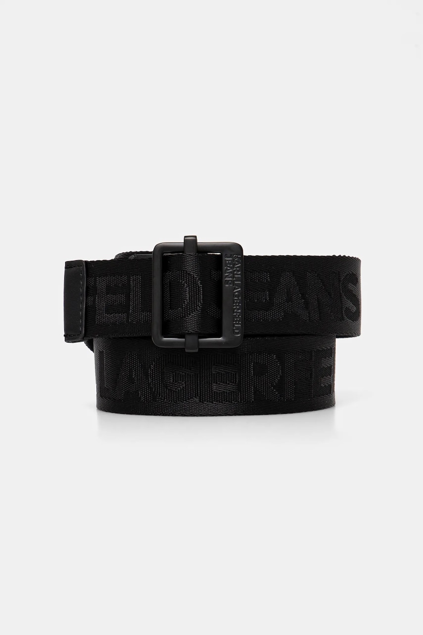 Karl Lagerfeld Jeans curea culoarea negru, A1W33003