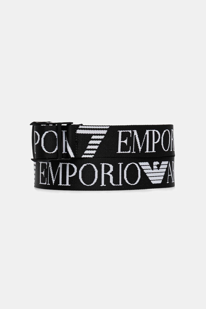 EA7 Emporio Armani curea culoarea negru, AF14310.7X000089