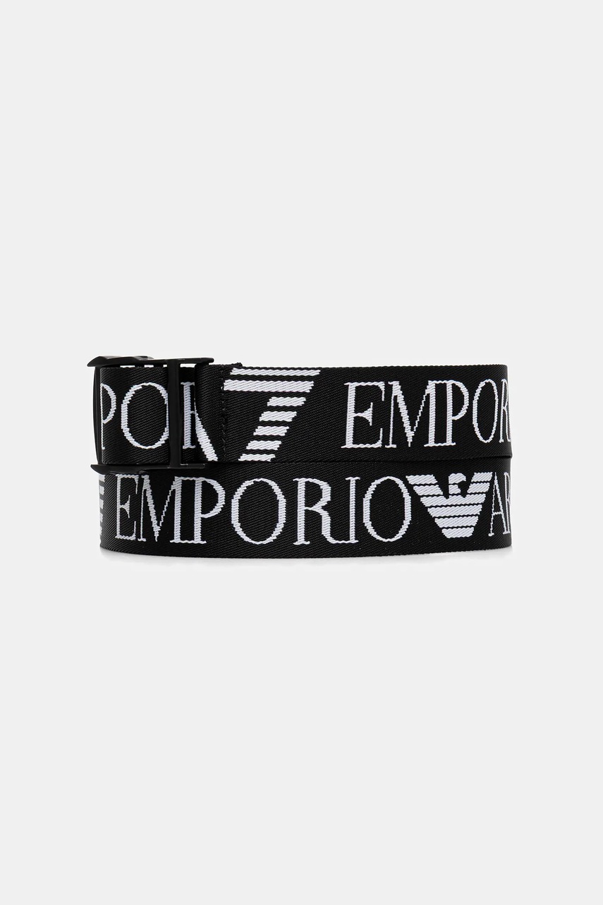 EA7 Emporio Armani curea culoarea negru, AF14310.7X000089