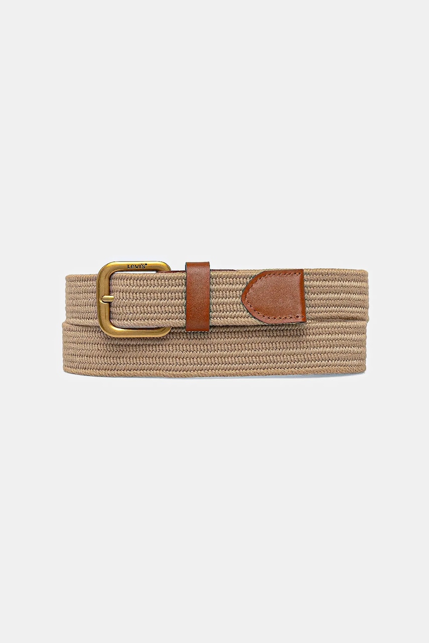 Levi's curea culoarea bej, D7929-0002 Levi's curea culoarea bej, D7929-0002