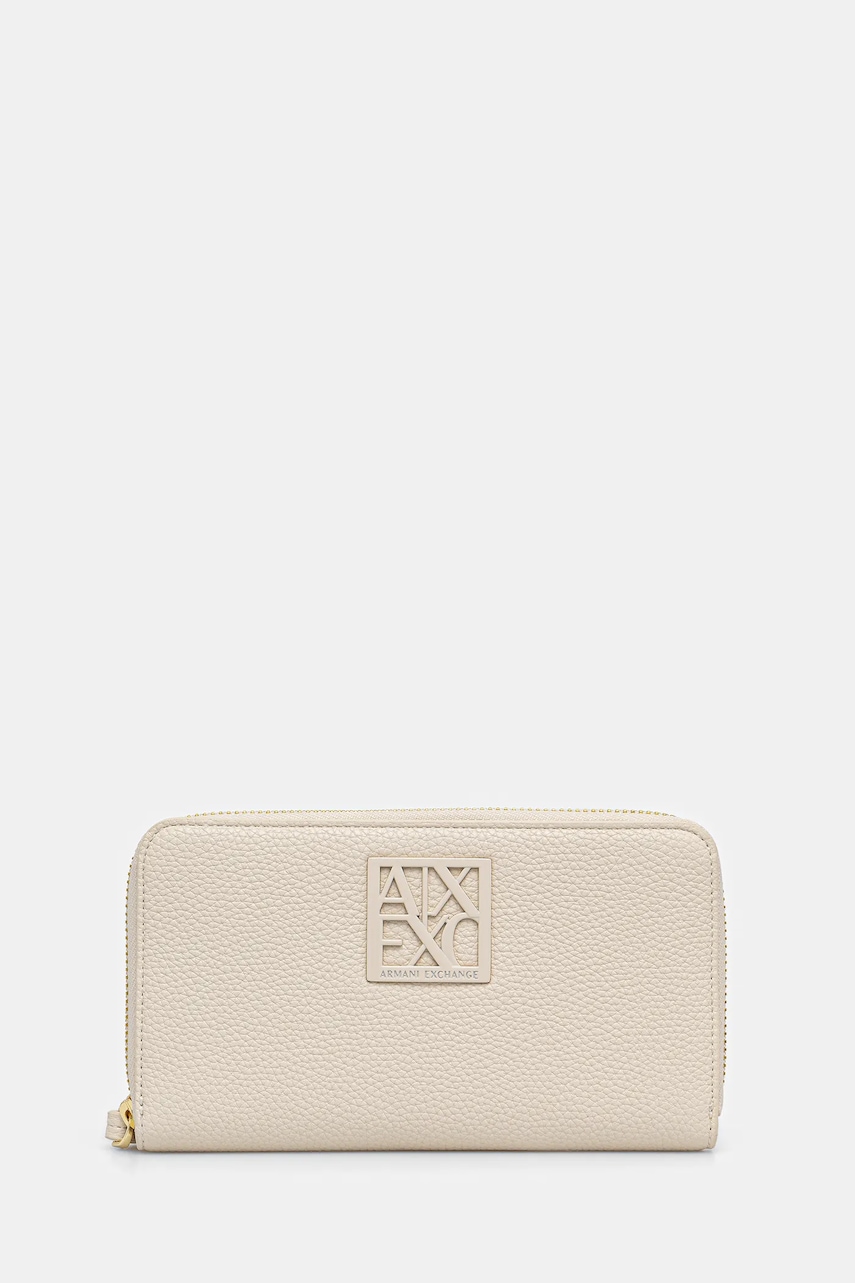 Armani Exchange portofel femei, culoarea bej, XW000361 AF11902