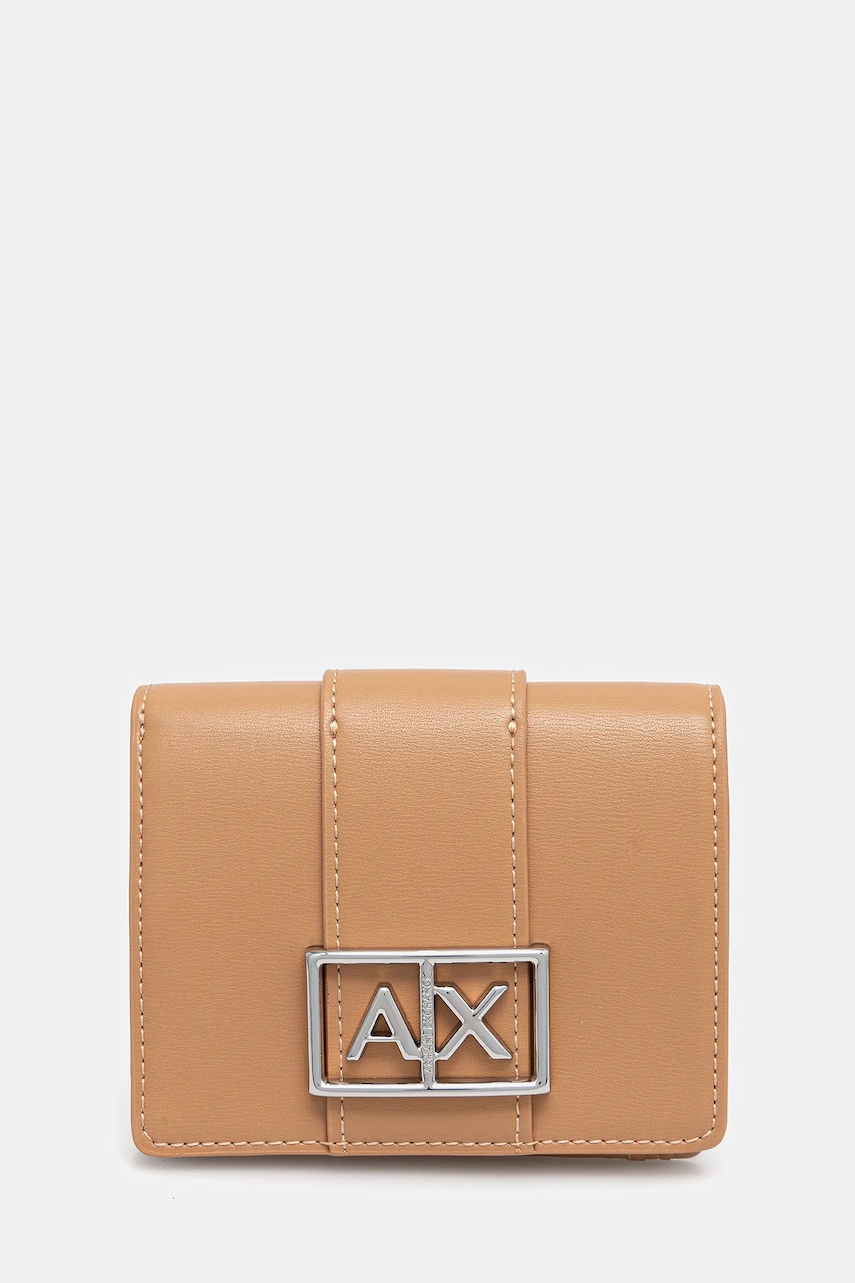 Armani Exchange portofel femei, culoarea galben, XW000360 AF12039