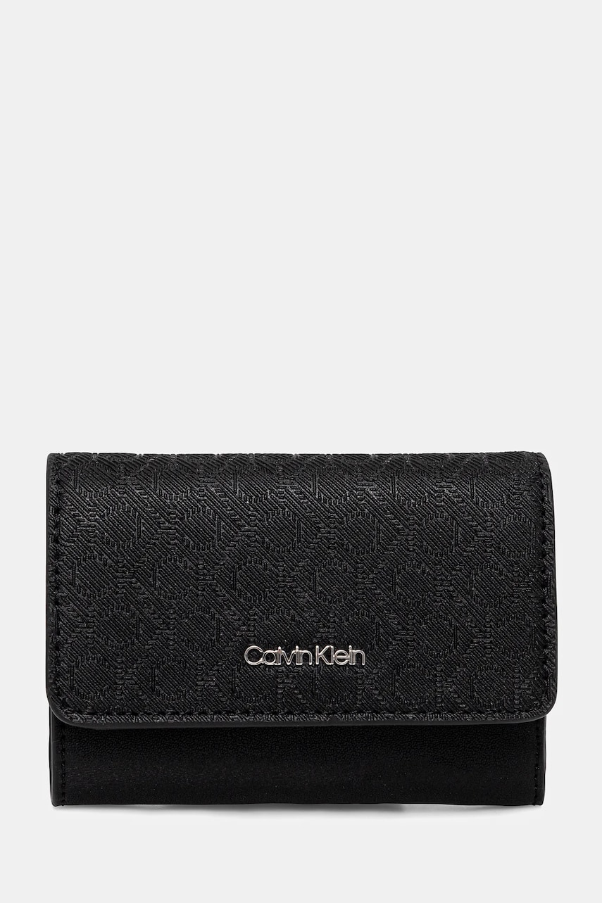 Levně Peněženka Calvin Klein černá barva, K60K612829