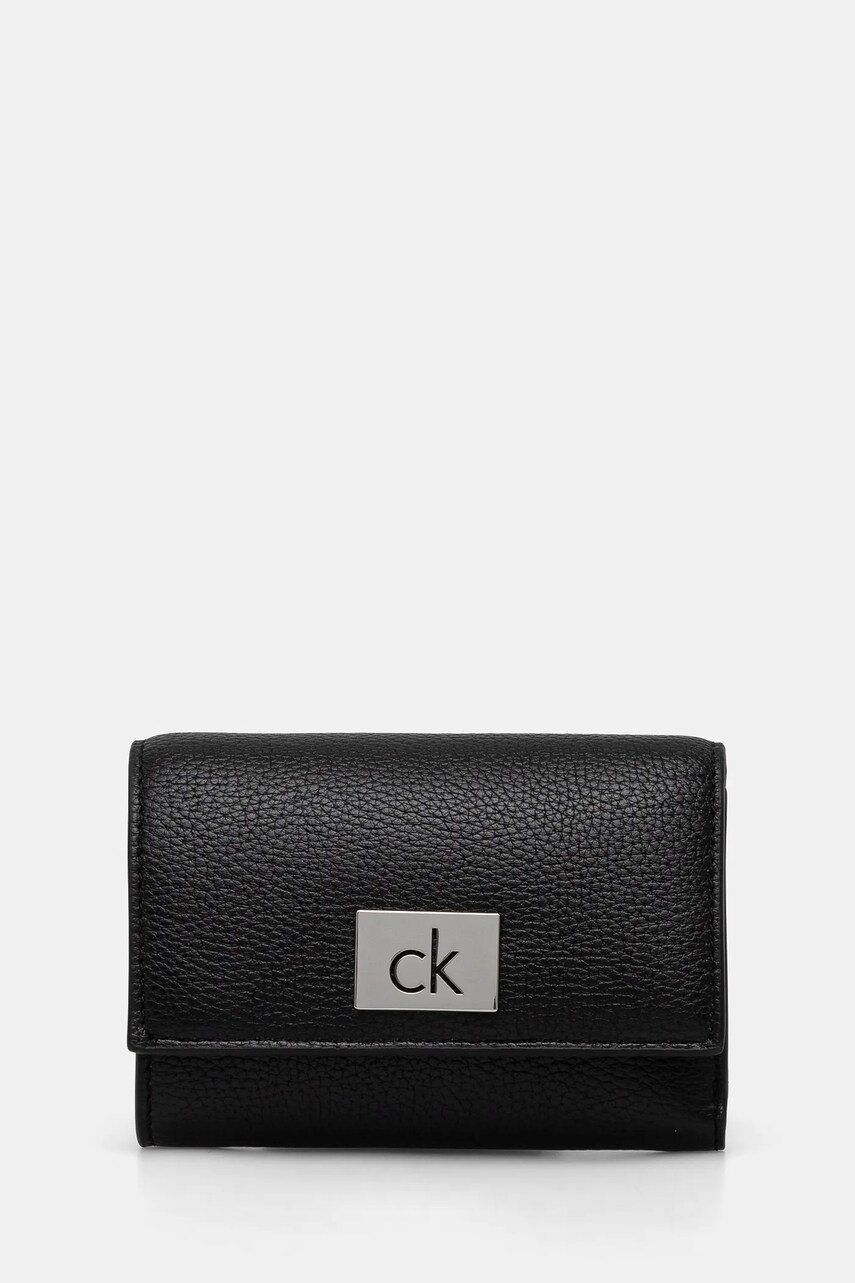 Levně Peněženka Calvin Klein černá barva, K60K612834
