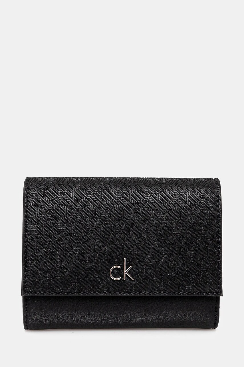 Levně Peněženka Calvin Klein černá barva, K60K612841