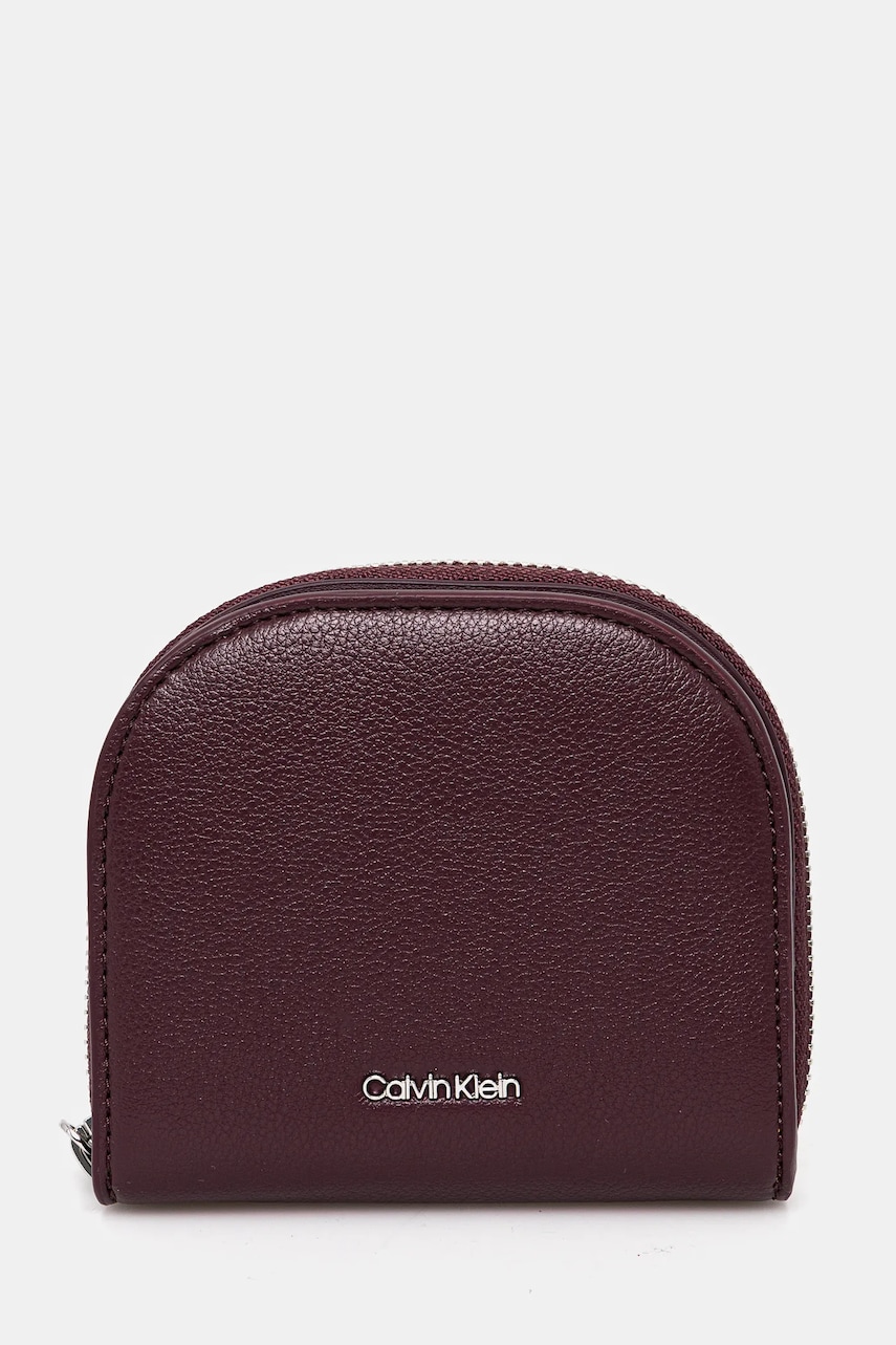 Levně Peněženka Calvin Klein vínová barva, K60K612843