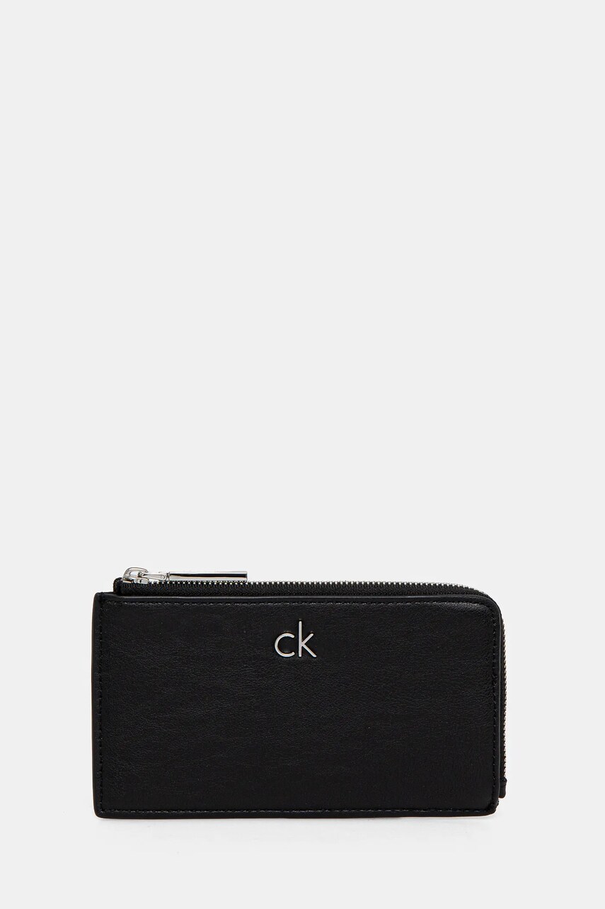 Levně Peněženka Calvin Klein černá barva, K60K612848
