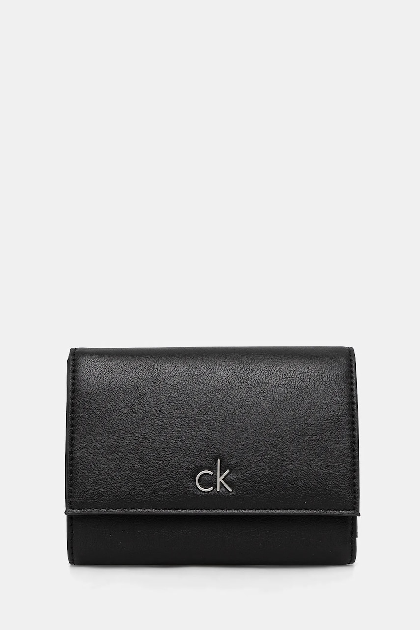 Levně Peněženka Calvin Klein černá barva, K60K612851