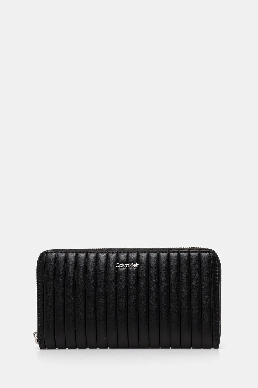 

Портмоне Calvin Klein дамски в черно K60K613067, Черен