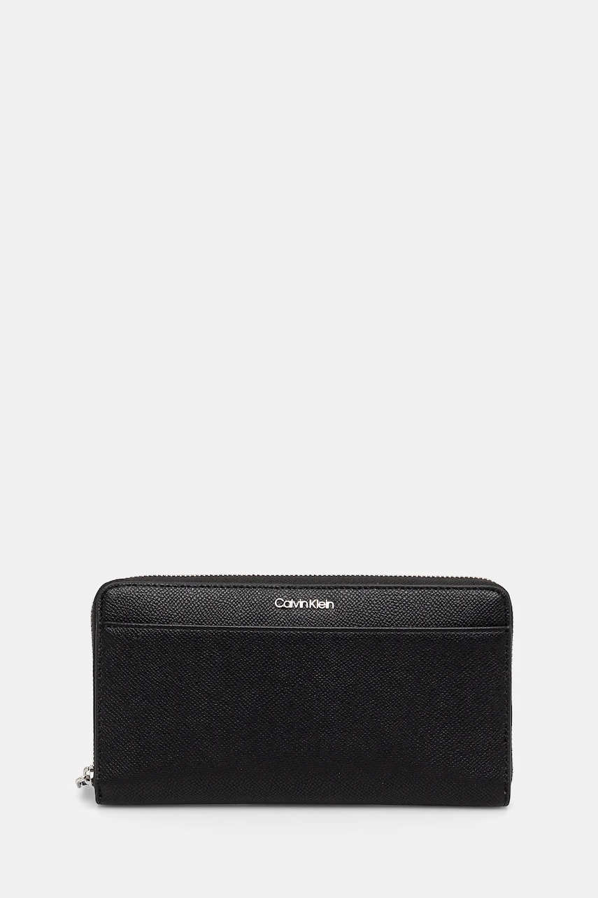 Levně Peněženka Calvin Klein černá barva, K60K613070