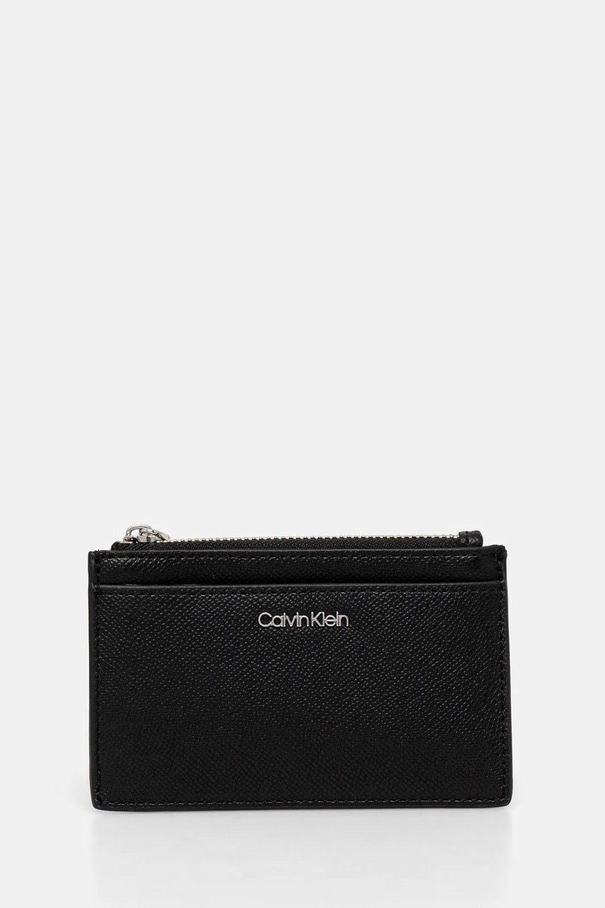 

Портмоне Calvin Klein дамски в черно K60K613071, Черен
