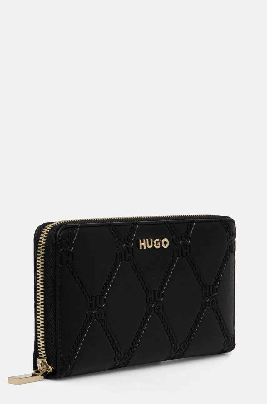 Кошелек HUGO женский цвет чёрный 50535928 Кошелек HUGO женский цвет чёрный 50535928