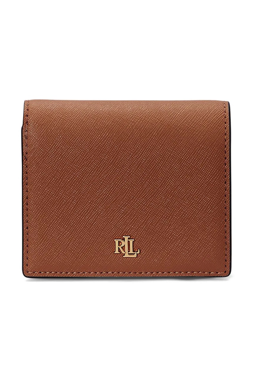 

Кожен портфейл Lauren Ralph Lauren дамски в бежово 432962112, Кафяв