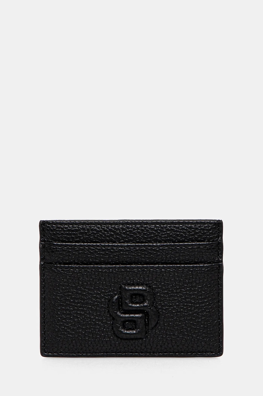 BOSS card holder culoarea negru, 50536349