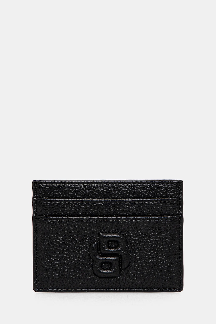 BOSS card holder culoarea negru, 50536349